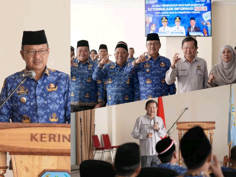 Wabup Murison Buka Penguatan KIP 2025, Ketua KI Jambi Apresiasi Predikat Kerinci sebagai Badan Publik Informatif